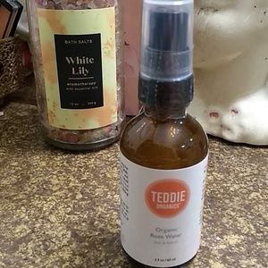 Teddie organics organic rose water spray new unope